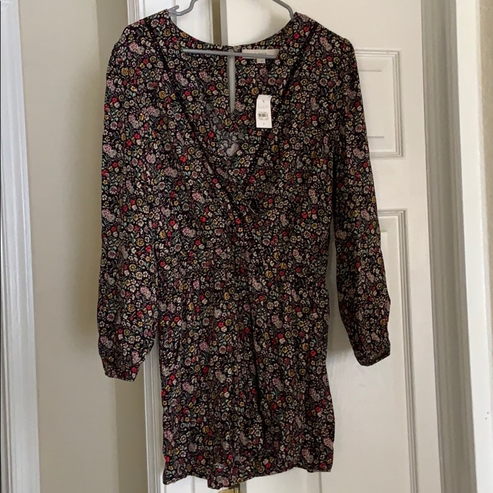 Sleeved Romper from Loft. Brand New, never worn.